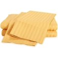 thumbnail image 3 of 900 Thread Count 100% Egyptian Cotton 4-Piece Bed Sheet Set (1 Flat, 1 Fitted Sheet, 2 Pillow Covers) 30 Inches Deep Pocket Size Stripe Pattern, 3 of 5