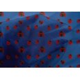 thumbnail image 4 of oneOone Cotton Silk Blue Fabric Red Insect Fabric For Sewing Printed Craft Fabric By The Yard 42 Inch Wide, 4 of 4