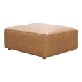 thumbnail image 2 of MOE'S Home FORM OTTOMAN SONORAN TAN LEATHER, 2 of 4