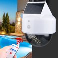 thumbnail image 1 of Outdoor Wall Lights Led,Solar Wall Lights Outdoor Waterproof,Solar Wall Lights Decorative,Solar Powered Human Sensor Security Fake Dummy Camera with Flashing Led Outdoor Use for Garden & Business, 1 of 9