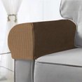 thumbnail image 2 of Armrest Covers for Sofa,All Inclusive Solid Color Plaid Sofa Armrest Cover Elastic Sofa Armrest Protective Cover Thickened Non Slip Armrest Cover Universal for All Seasons 2Pc, 2 of 6
