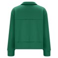 thumbnail image 4 of MeetoTime Half Zip Sweatshirt for Women Fall Casual Drop Shoulder Long Sleeve Pullover Tops, 4 of 5