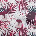 thumbnail image 1 of oneOone Viscose Chiffon Red Fabric Tropical Craft Projects Decor Fabric Printed By The Yard 42 Inch Wide, 1 of 5