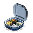 thumbnail image 3 of Pills Organizer Airtight Pills Box Pills Dispenser Home Travel Supplement Portable Compact Pills Box, 3 of 6