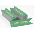 thumbnail image 2 of Inkdotpot Real Gold Foil Happy Holiday Tags Favor Hang Paper Tags 50 Pieces, 2 of 6