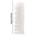 thumbnail image 3 of Finger 1 | Product Title 200pc Static Disposable Latex Finger Cots White Rubber Fingertips Protective Finger Gloves, 3 of 7
