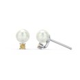 thumbnail image 1 of Freshwater Pearl with Birthstone Stud Earrings, 1 of 2