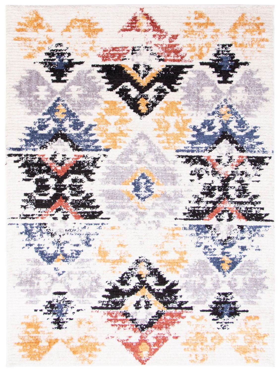 ECARPET Modern Geometric Indoor Area Rug, Super Soft & Plush Kashkuli Collection