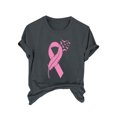 thumbnail image 2 of Blouses pour Femmes, Mode Féminine Imprimé Manches Courtes Blouse Drôle Col Rond T-Shirt Tops, 2 of 4