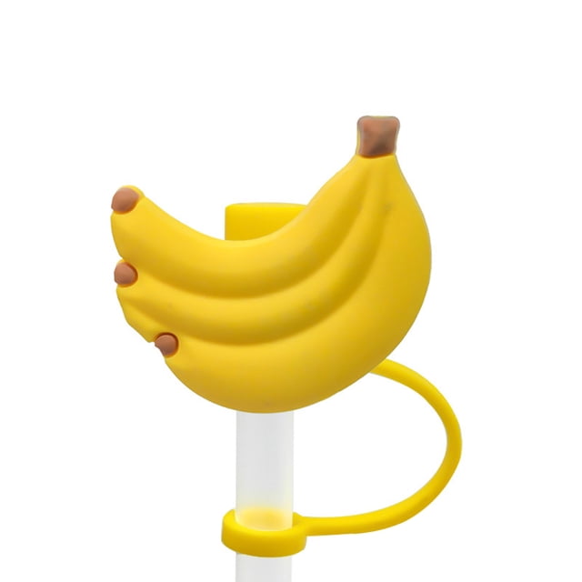 N01 Ensemble de 1 Pce de Couvercles de Paille Couvercles de Paille pour Protecteur de Paille Réutilisable Bouchons de Paille en Pvc pour Fruits Bouchons de Paille en Silicone