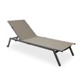 thumbnail image 2 of Ostrich Princeton Outdoor Chaise Lounge Pool Beach Patio Chair, Tan, 2 Pack, 2 of 5