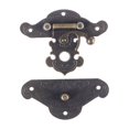 thumbnail image 1 of Retro Latch Hasp for Locking Made of Zinc Alloy with Vintage Pattern and Exquisite Workmanship Big Size, 1 of 8