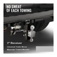 thumbnail image 3 of Adjustable Trailer Hitch Heavy Duty 6/8" Rise & Drop Hitch Ball Mount Tow W/ Key Lock For Automotive Truck Trailers Towing ,Dependable Strength, 3 of 7