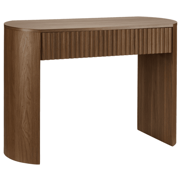 Bouclair Walnut Console with Drawer