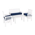 thumbnail image 1 of Chaises et table basse d’extérieur Miramar de CorLiving en bois dur, 1 of 9
