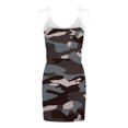 thumbnail image 5 of CEHVOM Femmes Casual V-Neck Manches Bandage Impression Gilet en Vrac Sling Robe, 5 of 5