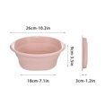 thumbnail image 3 of Agiferg Foldable Washbasin Student Washbasin Portable Travel Plastic Compression Basin Folding Water Basin Household, 3 of 9
