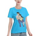 thumbnail image 2 of Women's Basic Short Sleeve T-Shirt Conan and Xiaolan, 2 of 6