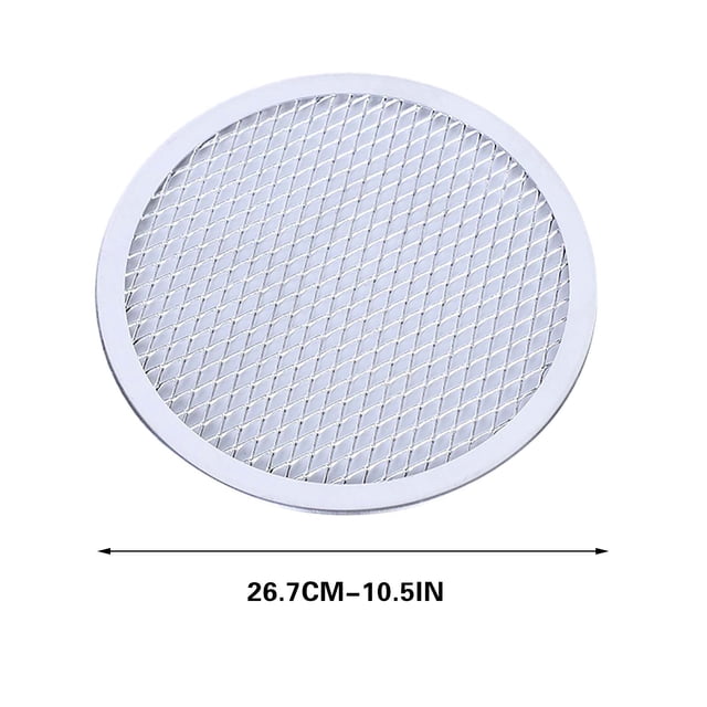 CEHVOM Aluminum Pizza Mesh Pizza Plate Thickened Mesh Mesh Tool Grill Baking Pizza Circle Clearance
