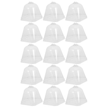 15pcs Plant Nursery Protector Transparent Garden Protection Dome Gardening Tool