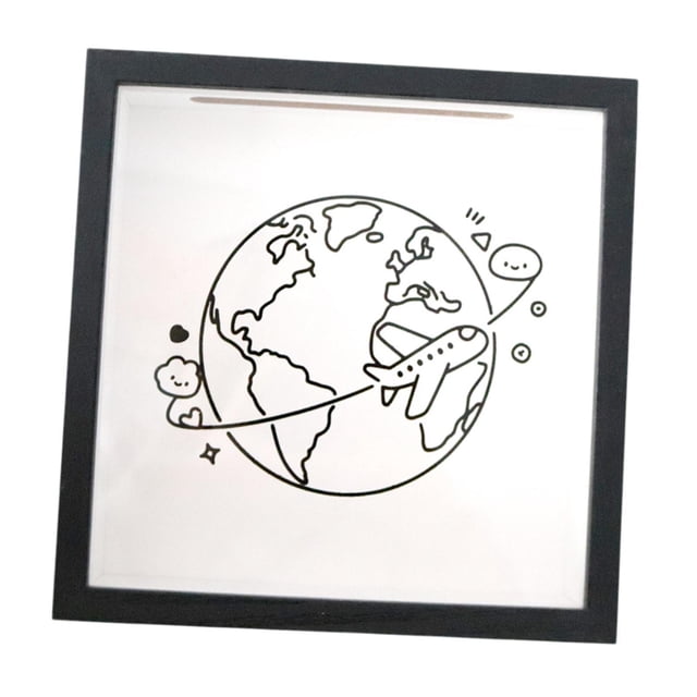 Siruishop Shadow Box Display Case for Movie Sporting Events Stub Photo Storage Wedding 20cmx20cmx4.5cm