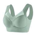 thumbnail image 3 of Timegard 4pc Bras for Women Wireless Comfy Breathable Full Coverage High Support Back Smoothing Everyday Bra, 3 of 4