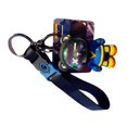 thumbnail image 4 of Key Chains, Metal Keychains Cute Bear Shaped Letter Printed Strap Fashionable Key Rings for Men Women Key Chain Keyrings Keychains Bear Keychain Animal Pendant Metal Key, 4 of 8