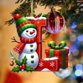 thumbnail image 1 of Bdday 26 Letters Christmas Tree Decoration Pendant Christmas Tree Ornaments Personalized DIY Christmas Ornaments Christmas Decoration Xmas Tree Hanging Decor Feature, 1 of 4