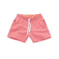 thumbnail image 2 of Mens Swim Shorts Summer Board Shorts Solid Pink M, 2 of 5