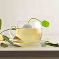 thumbnail image 2 of Silicone Loose Leaf Tea Infuser with Fine Filter – Reusable Tea Strainer for Hot or Iced Brews, Dishwasher-Safe and Heat-Resistant for Daily Use, 2 of 9