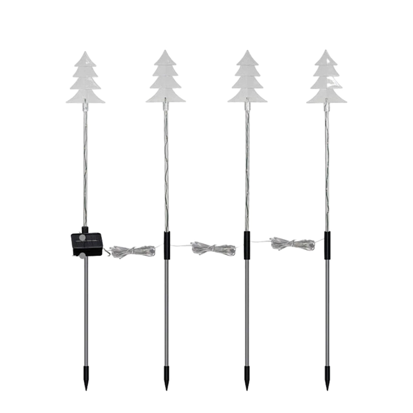 TopLLC Solar Lights Outdoor Outdoor Solar Christmas Tree Light ,Solar Powered Prelit Small Christmas Tree For Holiday Outside Garden Yard Decor Waterproof Solar Garden Lights