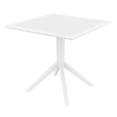 thumbnail image 1 of Siesta ISP106-WHI 31 in. Sky Square Table  White, 1 of 7