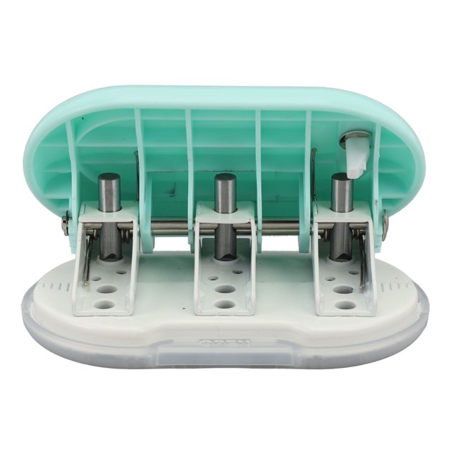 3 Hole Puncher, Manual Hole Punching Machine Handheld DIY Paper Punch for Home Office Dorm