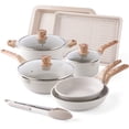 thumbnail image 1 of Caannasweis 13 Piece Nonstick Aluminum Cookware Set with Bakeware, Granite-Inspired, 1 of 7