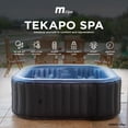 thumbnail image 4 of MSpa Square Inflatable Bubble Massage Spa, 4 to 6 Person Hot Tub, Tekapo, 4 of 8