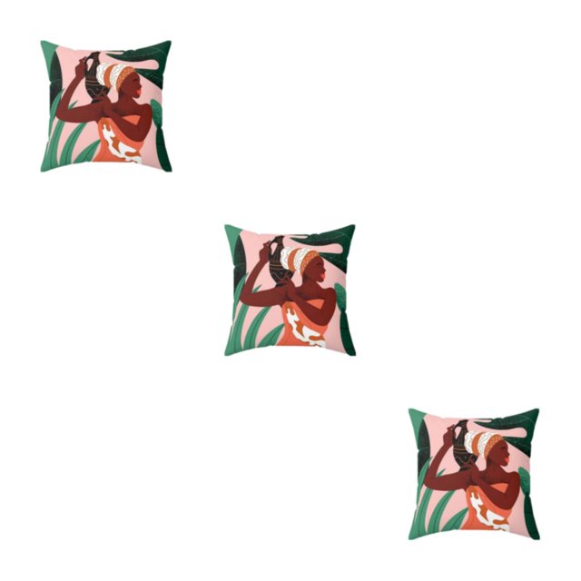 maskred Soft And Durable Throw Pillows Covers Are Easy To Clean And Fit Home Decoration W0134-11 3Set