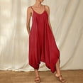 thumbnail image 1 of LSLJS Combinaison Pantalon Décontractée d'Été Imprimée Sans Manches et Dos Nu pour Femmes, One Piece Combinaisons Cadeaux pour Femmes, 1 of 8