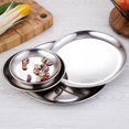 thumbnail image 2 of MesaSe Metal Stainless Steel Storage Tray  Snack Fruit Cosmetics Organizer Dinner Plates Container Decor, 2 of 8