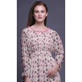 thumbnail image 5 of Bimba Floral Ladies Printed Boho Gypsy Summer Smocked Maxi Long BeachDress-X-Large, 5 of 5