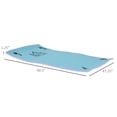 thumbnail image 3 of HOMCOM Tapis Flottant 7,5 X 4 Pi, Tapis Flottant Nénuphar Tapis d'Eau, Bleu, 3 of 9