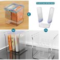 thumbnail image 3 of Filling Freezer Bag Stand, Adjustable Ziplock Bag Holder Acrylic  For Dormitory, 3 of 8