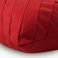 thumbnail image 2 of Housses de Coussin, Housse de Coussins 22x22 Pouces (55x55 cm), Housses de Coussin Rouges, Housse de Coussin Unie Texturée à Plis Pincés, Housses de Coussin Carrées en Faux Suède, Uni - Rouge Sans Limites Sans Lignes, 2 of 3