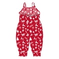 thumbnail image 4 of LSLJS Toddler Baby Girl Jumpsuits Strap Romper Christmas Wapiti Pants with Pockets, Christmas Outfits Set, 4 of 4