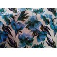 thumbnail image 4 of oneOone Cotton Silk Medium Blue Fabric Florals Sewing Craft Projects Fabric Prints By Yard 42 Inch Wide, 4 of 4