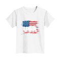 thumbnail image 4 of T-Shirt pour Enfants, Imprimé de la Fête de l'Indépendance à Manches Courtes et Col Rond, Haut Décontracté et Polyvalent pour Garçons et Filles de 3 à 15 Ans, 4 of 6