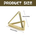 thumbnail image 3 of Mohdy Black Sticky Note Holder,Creative Cute 2 Layer 3D Card Holder Love Seat Holder Metal Vertical Desktop Message Note Holder，Triangular Business Card Holder,Material:Iron, 3 of 9