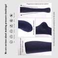 thumbnail image 4 of Greyghost 5 Paires Bas de Compression pour Hommes et Femmes Chaussettes de Randonnée Course 20-30 mm Vol Grossesse Enflure Varices Marathon Café P/M, 4 of 6
