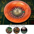 thumbnail image 3 of Ensemble de Roues de Roulette en Bois, Roue de Roulette Professionnelle Roue de Roulette Européenne, Jeux de Table de Loisirs sur Plateau Tournant, Parfait pour une Soirée Jeux à la Maison Ou une Boîte de Nuit, 3 of 5