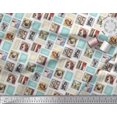 thumbnail image 3 of Soimoi Poly Georgette Fabric Frames,Women & Dogs Patchwork Printed Fabric 1 Yard 52 Inch Wide, 3 of 3