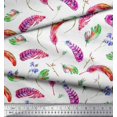 thumbnail image 3 of Soimoi Rayon Fabric Flowers & Feather Print Fabric by The Yard 56 Inch Wide, 3 of 3